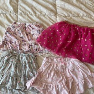 Assorted bundle of girls skirts